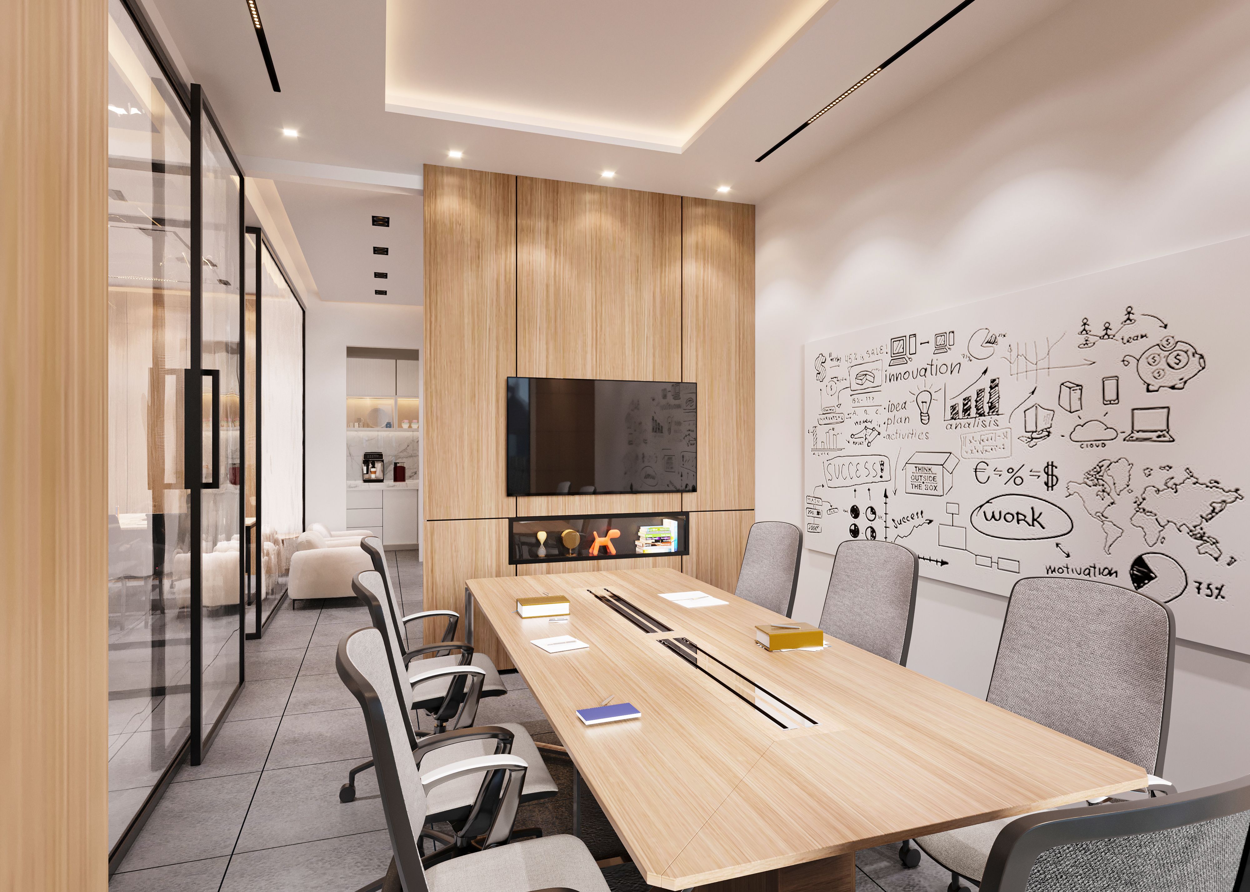 Office / Commercial project 2 by Nexus Interior Studio, Bengaluru
