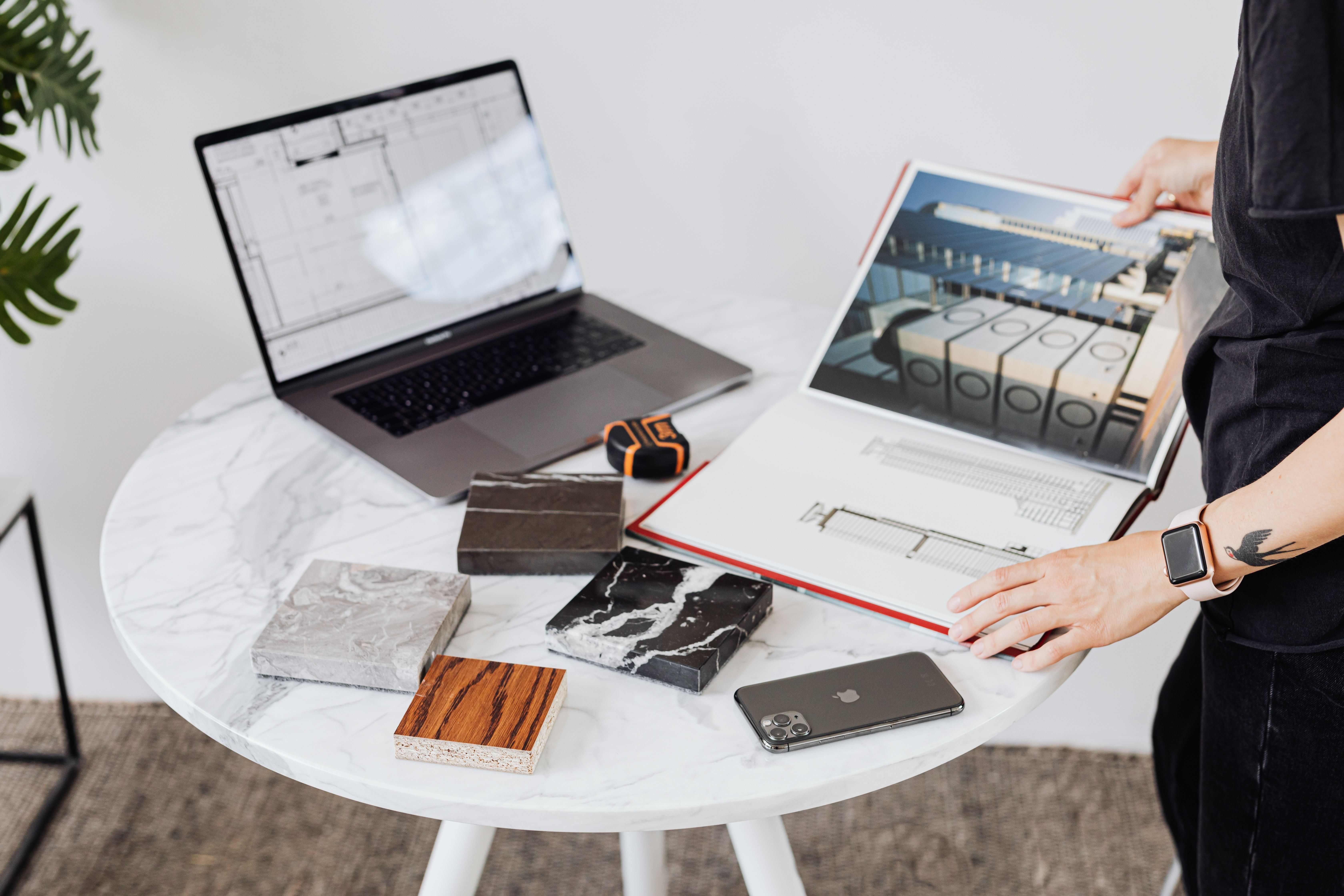 Material selection — Nexus Interior Studio process